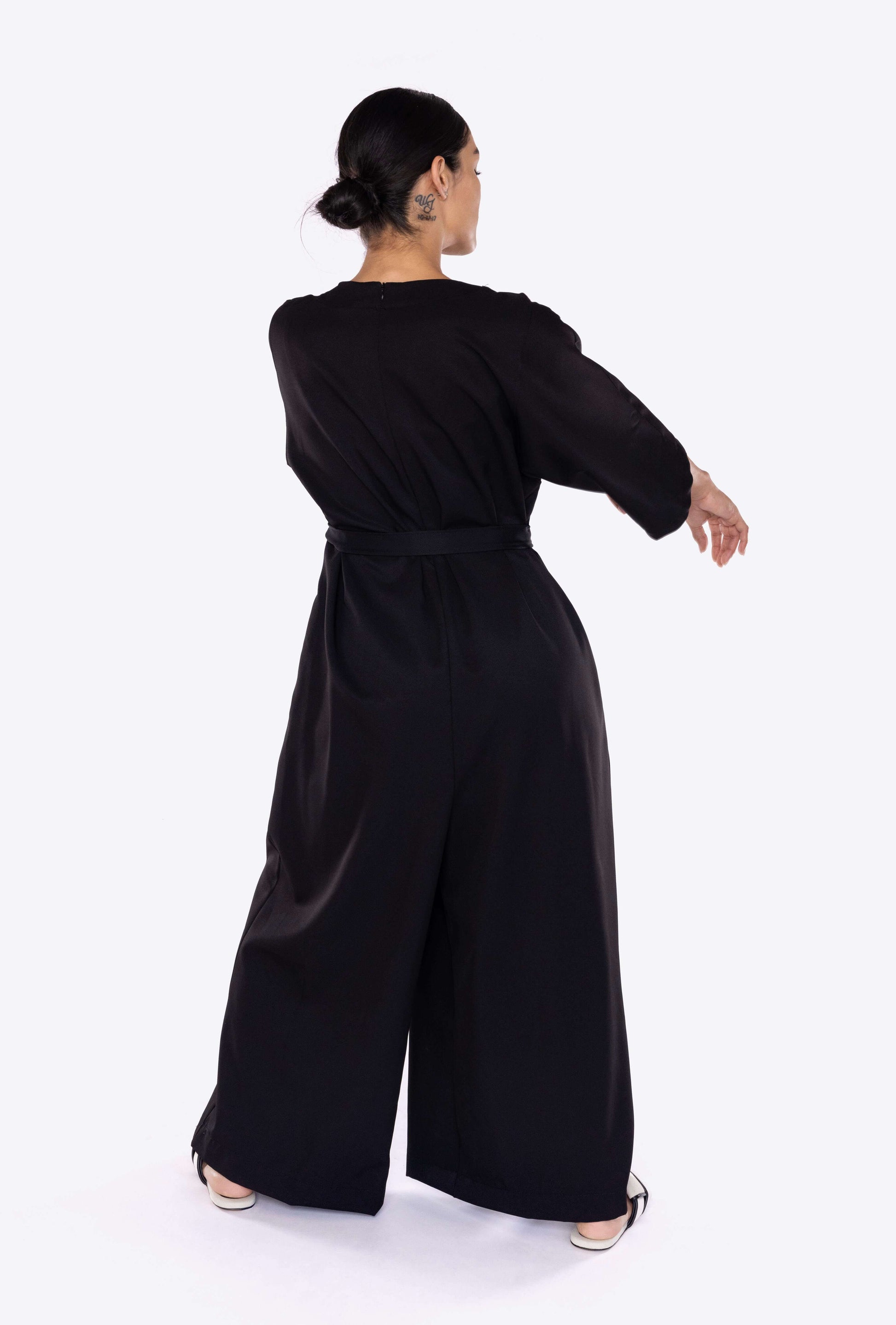 Surplus wide leg jumpsuit back 